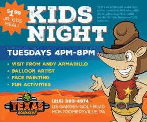 Kids’ Night at Texas Roadhouse